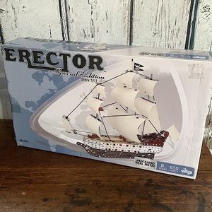 Meccano Erector Set Special Edition Pirate Ship / Boat 6024595 New in Open Box